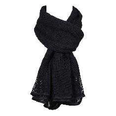 Fosco - Net scarf zwart
